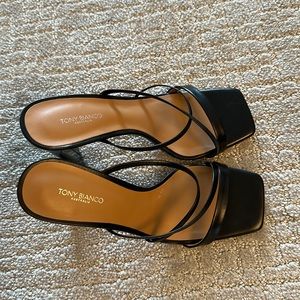 Tony Bianco classic high heel sandal black